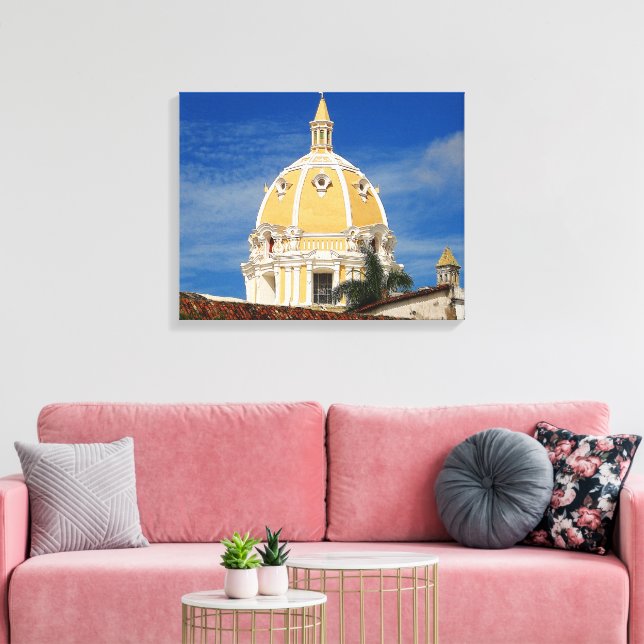 San Pedro Cathedral Canvas Print (Insitu(Sala de estar))