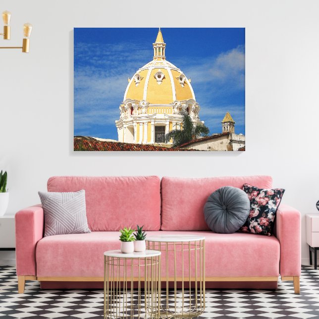 San Pedro Cathedral Canvas Print (Insitu(Sala de estar))