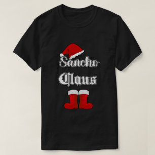 Sancho Claus Engraçado Camisa de Natal