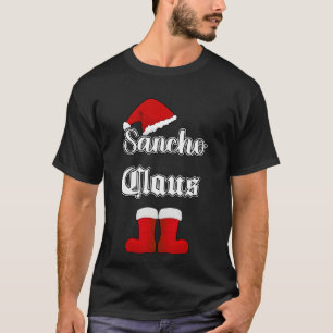 Sancho Claus Engraçado Camisa de Natal