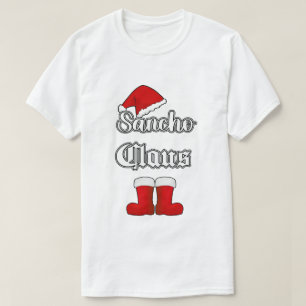 Sancho Claus Engraçado Camisa de Natal