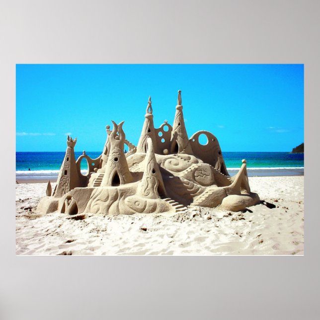 Sand Castle Poster (Frente)