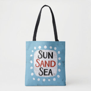 Sand Sea Tote Bag