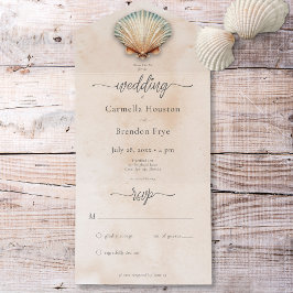 Sand Watercolor Modern Coastal Seashell Sem Janto