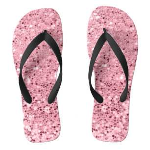 Sandálias de Flipflop Personalizadas Rosa com bri