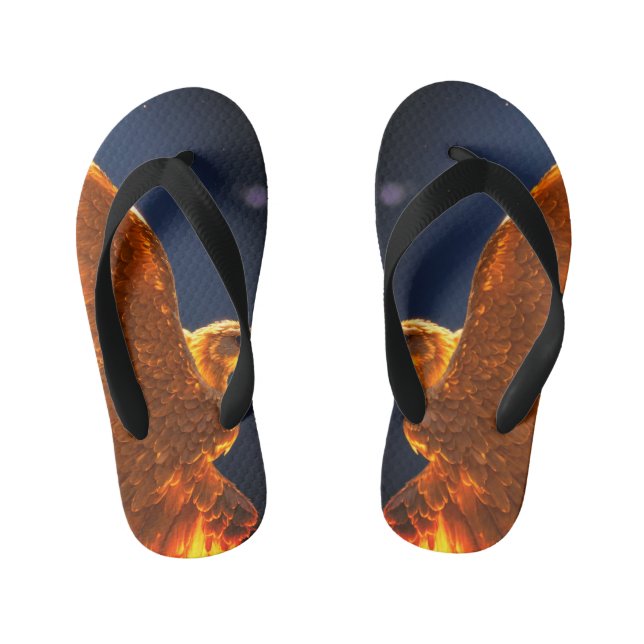 Sandálias para crianças com design de águia (Pé da cama)