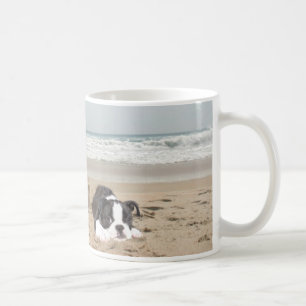 Sandcastles da caneca de Boston Terrier