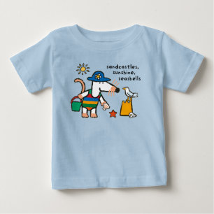 Sandcastles de Maisy Beach, Sunshine, Camisa de co