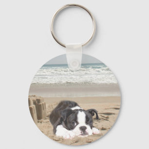 Sandcasts de Chaveiro de Boston Terrier