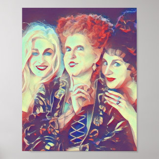 Sanderson Sisters Art Deco Impressão