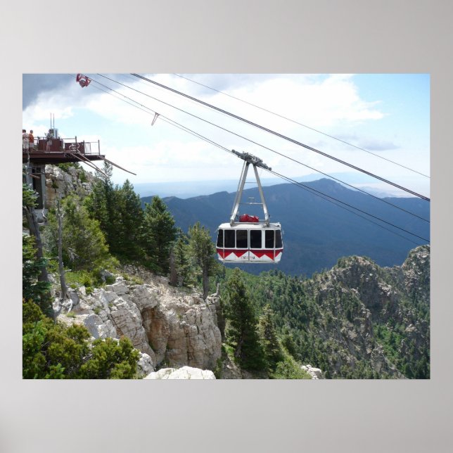 Sandia Peak, Albuquerque, Poster do Novo México (Frente)