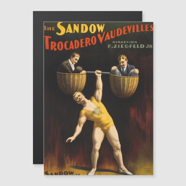 Sandow Eugen Sandow Vaudeville Weightlifter (Frente/Verso)