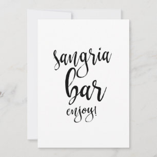 Sangria Barato Calliografia Sinal de Casamento