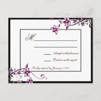 Sangria White Floral Blossom Resposta de Casamento