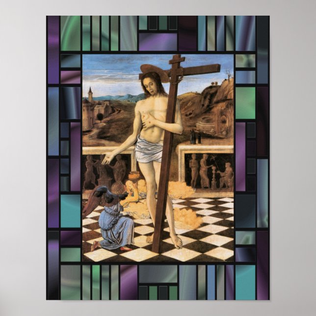 Sangue Da Reprodutora Reproduz Impressão Religiosa (Frente)