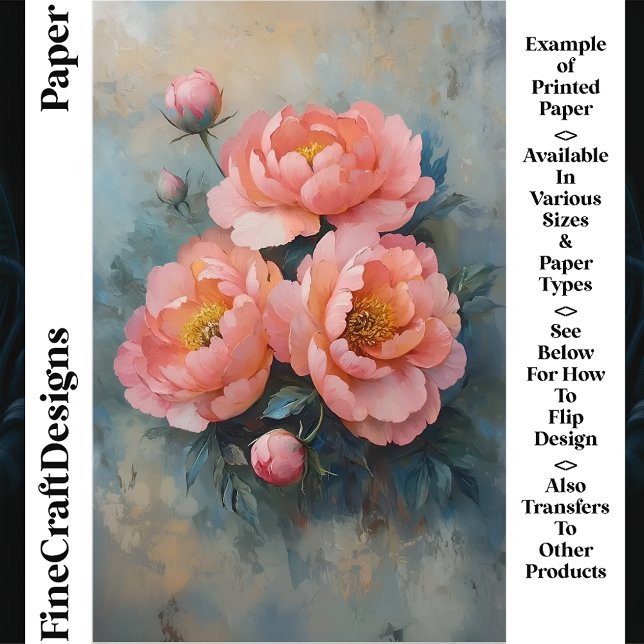 Sangue de pénia rosa suave, Buds Papel de Artesana (Criador carregado)