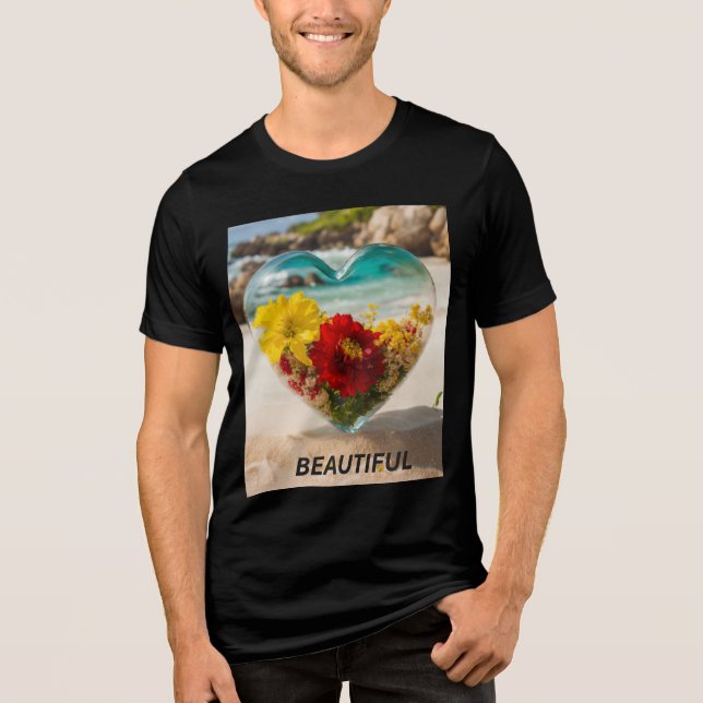 Sangue do Coração de Vidro Cênico - Bella+Canvas T (Frente)