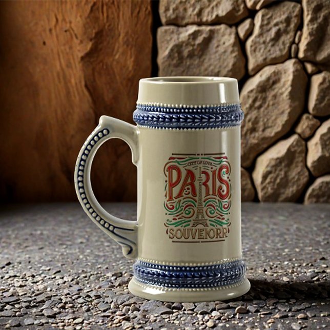 Sangue Parisiense Love Sinfonia Caneca de cerveja  (Criador carregado)