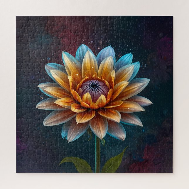 Sangue Vibrante: Quebra-cabeça de Flor (Vertical)