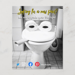 sanita picada com cartão postal