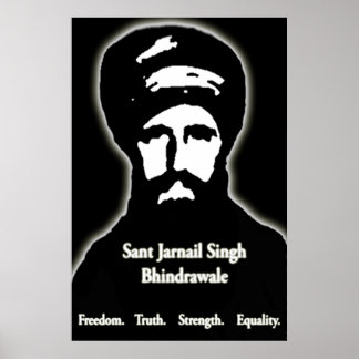 Sant Jarnail Singh Bhindrawale Poster