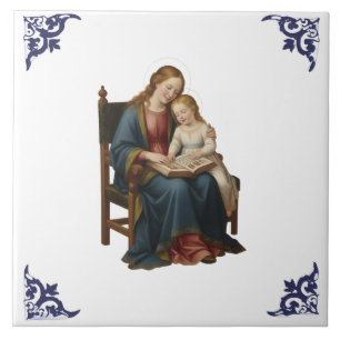 Santa Ana Ensinando Maria Religião