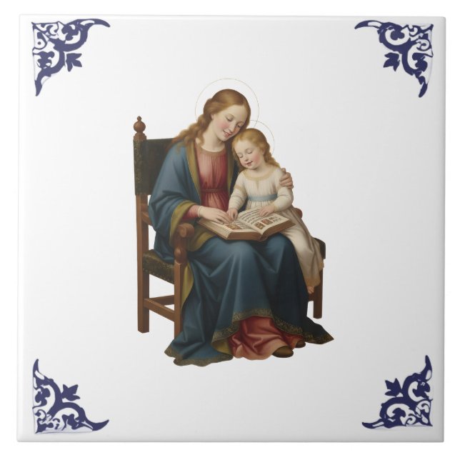 Santa Ana Ensinando Maria Religião (Frente)