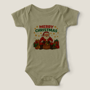 Santa Baby One Piece – Presentes de Natal Feliz
