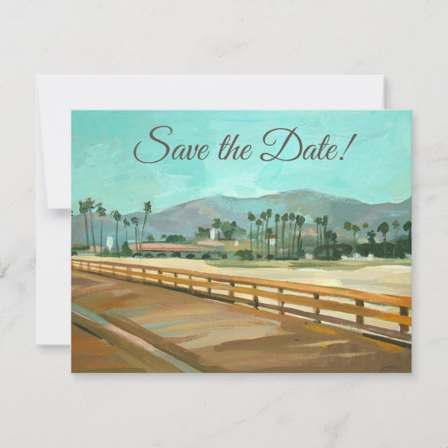 Santa Barbara, CA - Convite para o Cais Stearns (Frente)