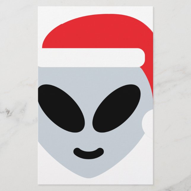 santa claus alienígena emoji (Frente)