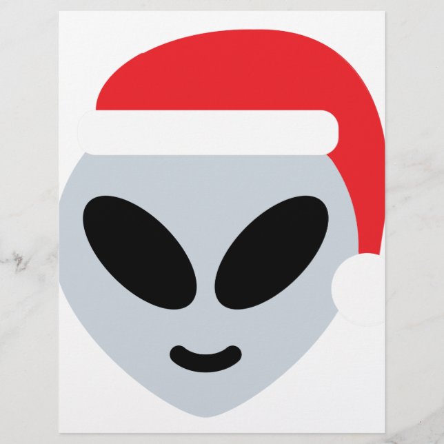 santa claus alienígena emoji (Frente)