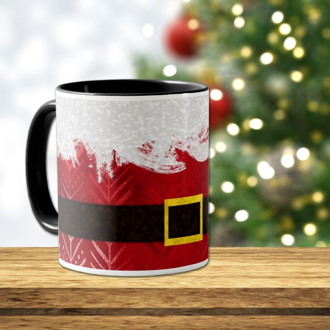 Santa Claus Belt Bonita Caneca de Natal (Criador carregado)