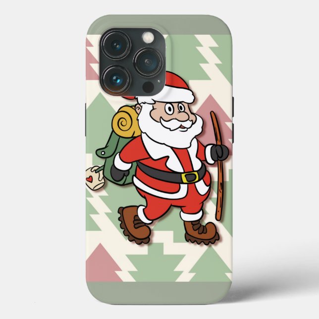 Santa Claus hiker (Verso)
