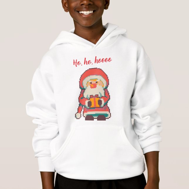 Santa, Claus Ho, Ho, Pixelart, Pixel Art  (Frente)