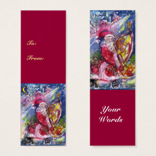 SANTA CLAUS JOGANDO HARP NO Natal LUMINOSO