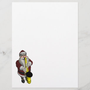 Santa Claus Jogando Saxofone