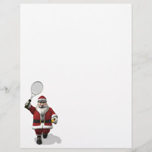 Santa Claus Jogando Tênis