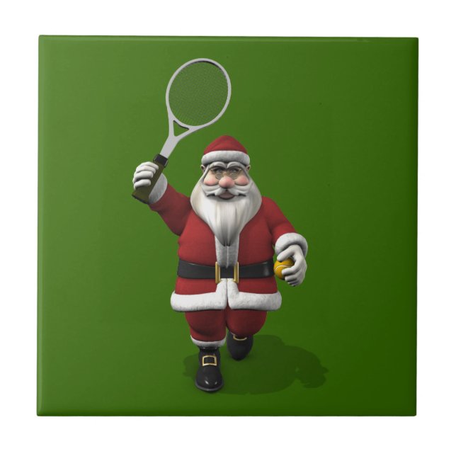 Santa Claus Jogando Tênis (Frente)