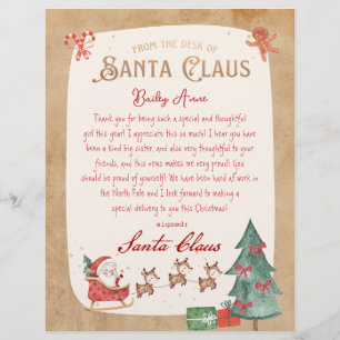 Santa Claus - Letra de Papais noeis com Sled Impri