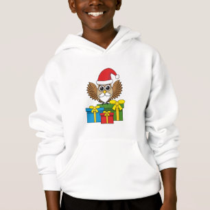 Santa Claus Owl com Presentes