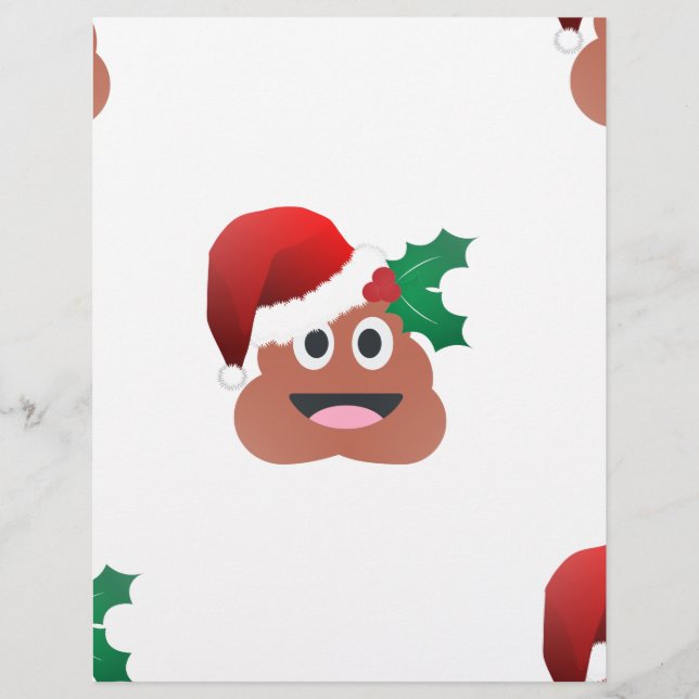 santa claus poop emoji (Frente)