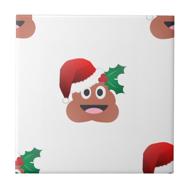 santa claus poop emoji (Frente)