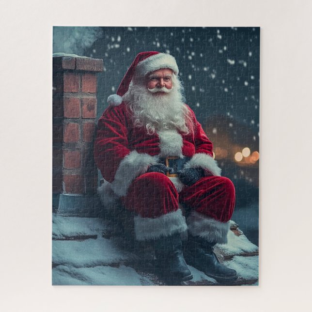 Santa Claus Quebra-cabeça (Vertical)