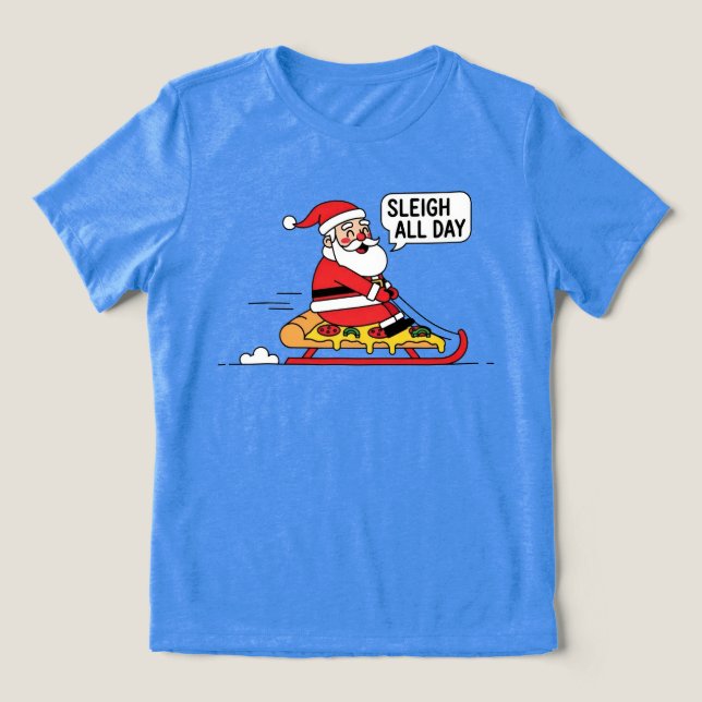 Santa Claus Sleighing All Day Christmas (Design frontal)
