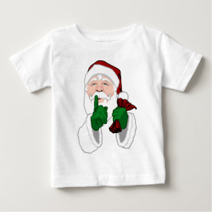 Santa Clause Bebê Camisa Diversão Papais noeis Cam