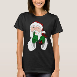 Santa Clause Camiseta Papais noeis orgânicos Camis