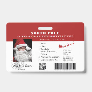 Santa Clause perdeu o Crachá da Carta de Conduç