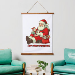 SANTA CLAUSE WALL TAPESTRY