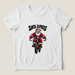 Santa Express – Design Mágico de Camiseta de Natal