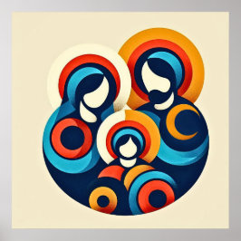 Santa Família Christian Poster